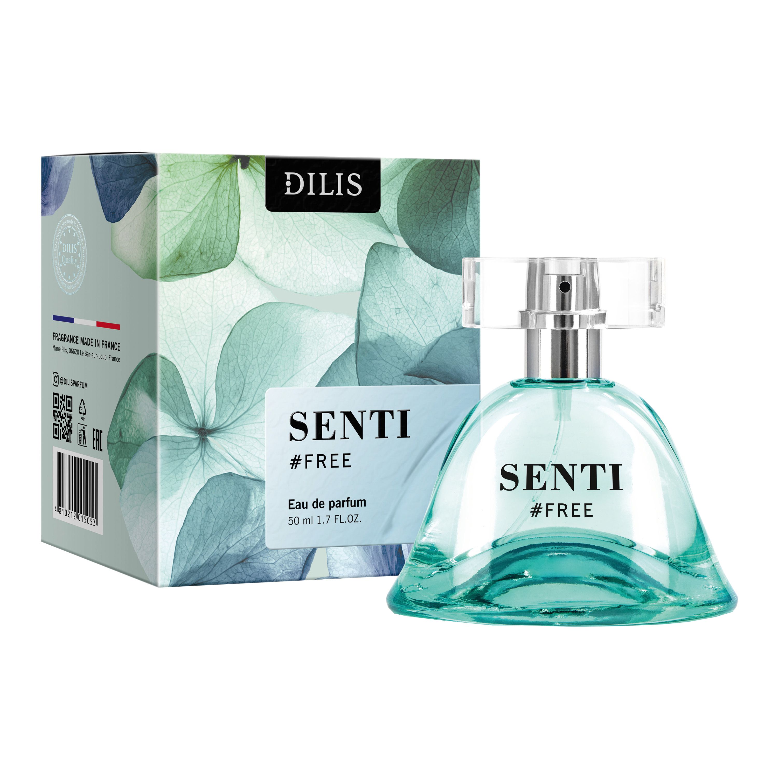 DILIS SENTI FREE parfumuotas vanduo moterims 50 ml