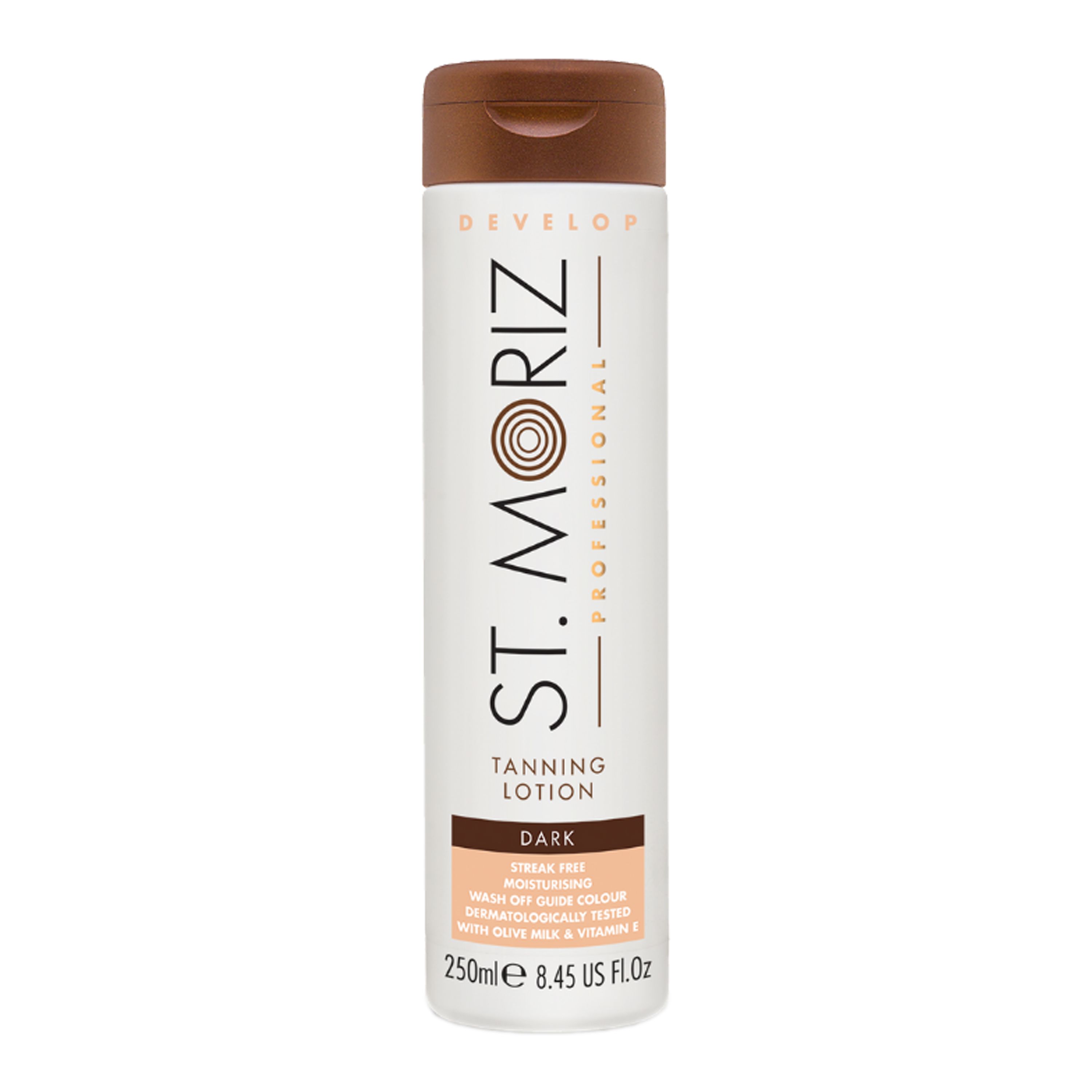 ST. MORIZ PROFESSIONAL savaiminio įdegio losjonas tamsaus atspalvio 250 ml
