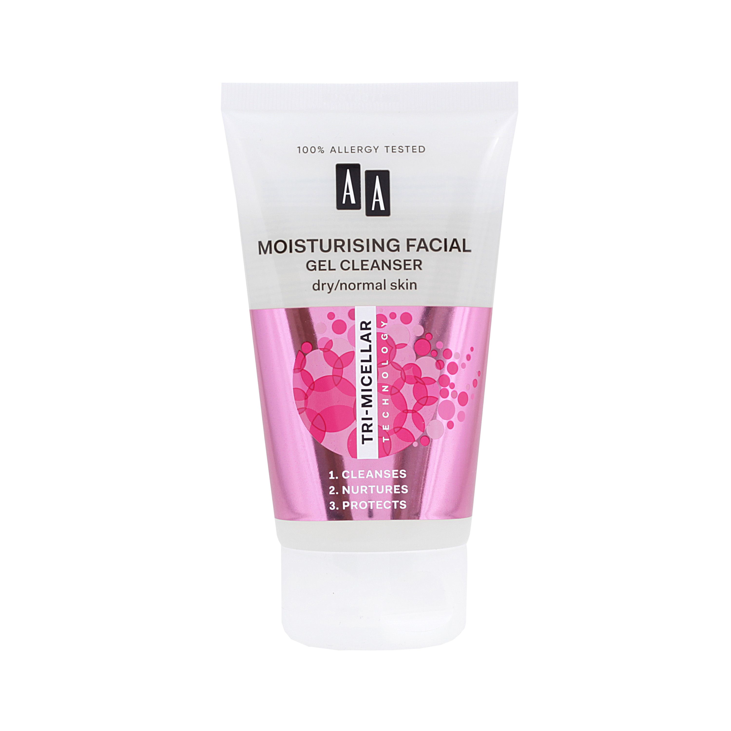 AA TRI - MICELLAR TECHNOLOGY MOISTURISING valomoji veido želė 150 ml 