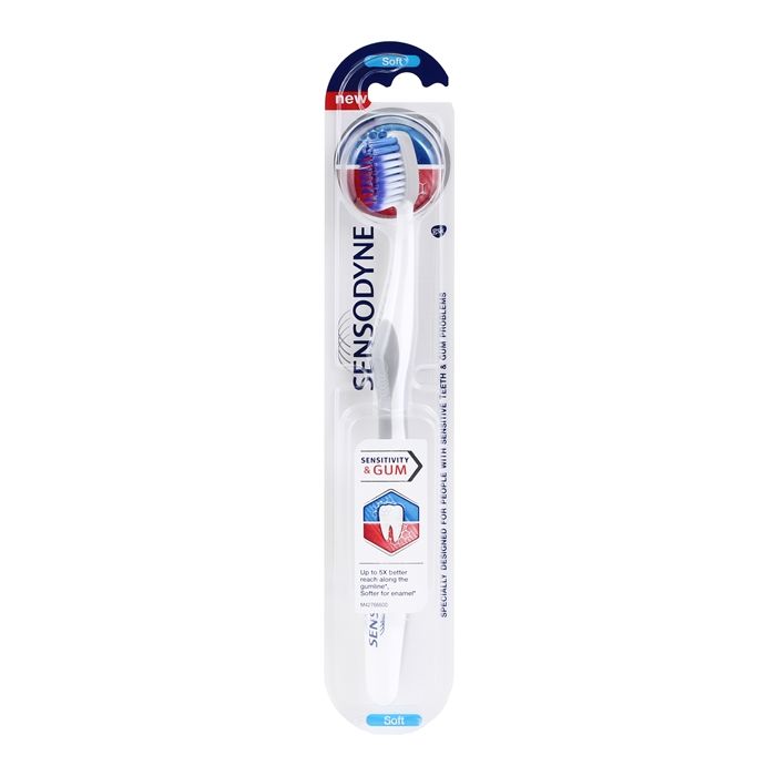 SENSODYNE SENSITIVITY & GUM dantų šepetėlis