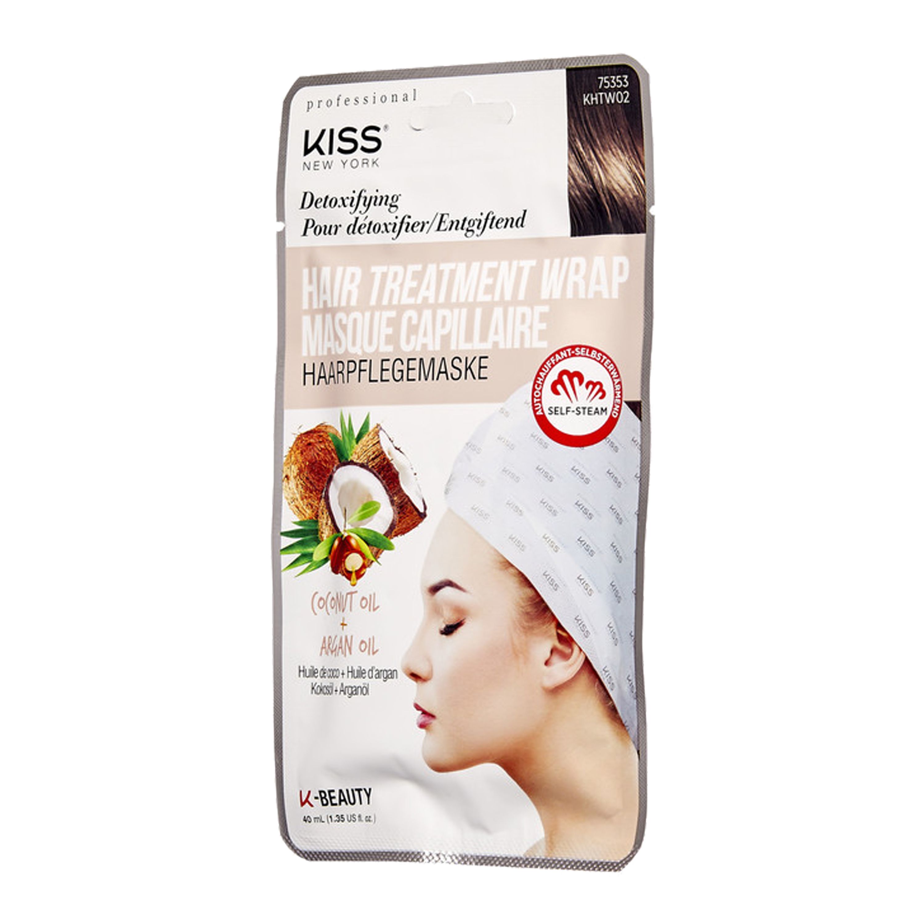 KISS SELF - STEAM HAIR TREATMENT WRAP plaukų kaukė