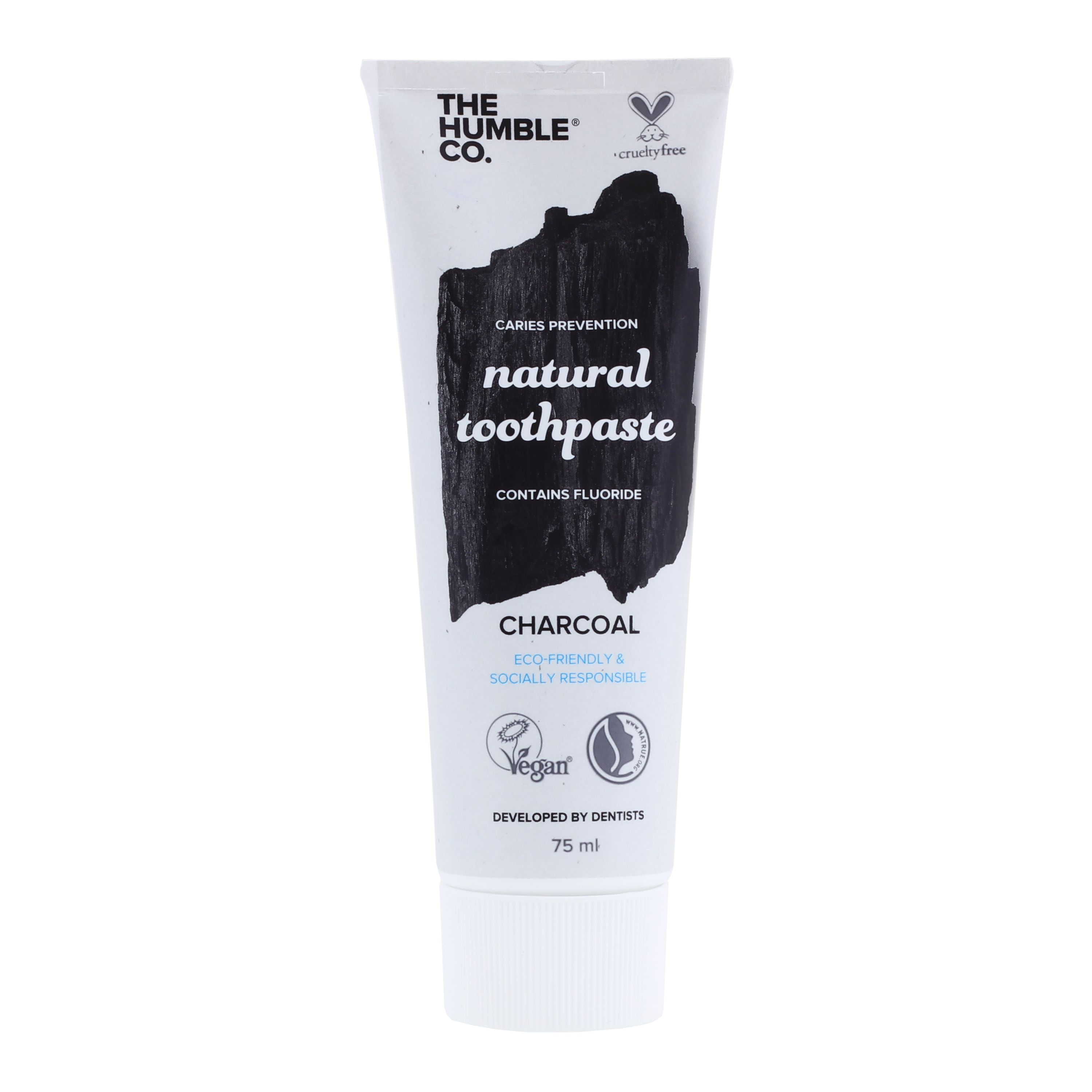 THE HUMBLE CO. NATURAL CHARCOAL dantų pasta 75 ml