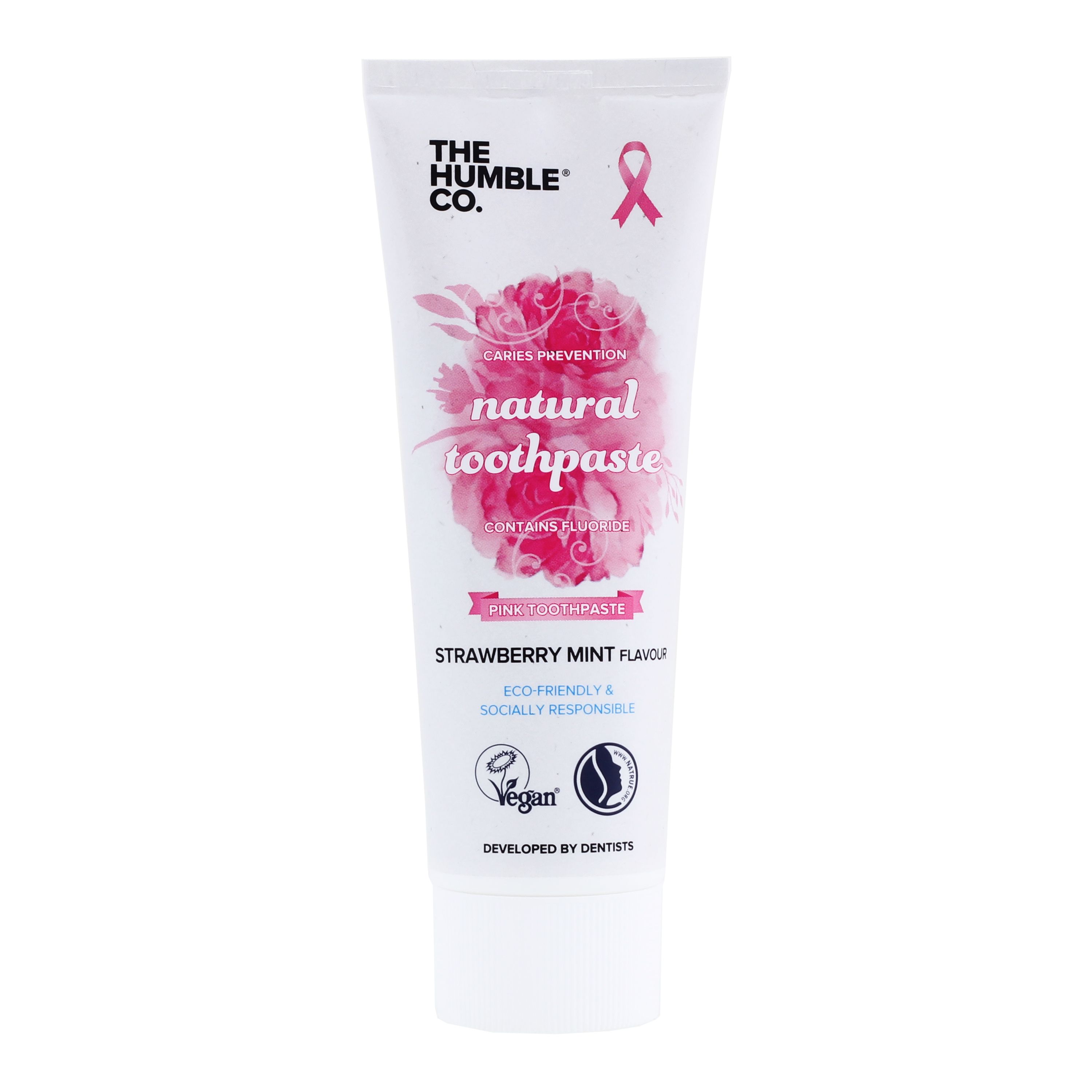 THE HUMBLE CO. NATURAL PINK dantų pasta 75 ml
