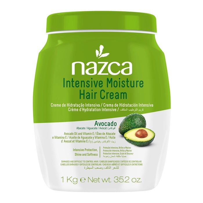 NAZCA INTENSIVE MOISTURE AVOCADO plaukų kremas, 1 kg