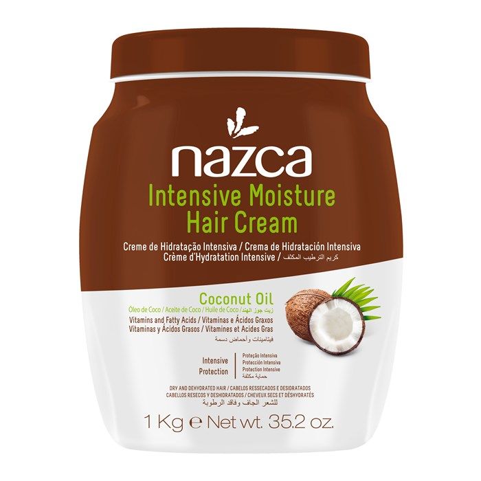 NAZCA INTENSIVE MOISTURE COCONUT OIL plaukų kremas, 1 kg