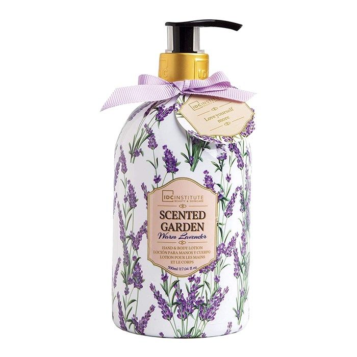 IDC INSTITUTE SCENTED GARDEN WARM LAVENDER rankų ir kūno losjonas, 500 ml