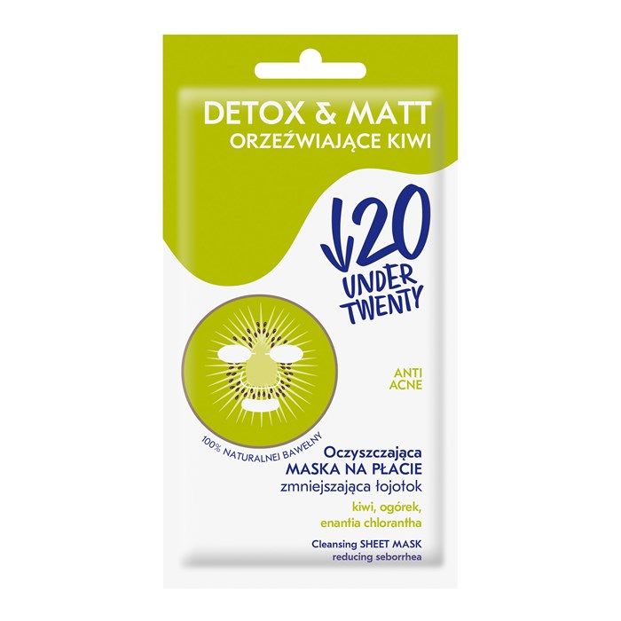 UNDER20 ANTI ACNE veido kaukė