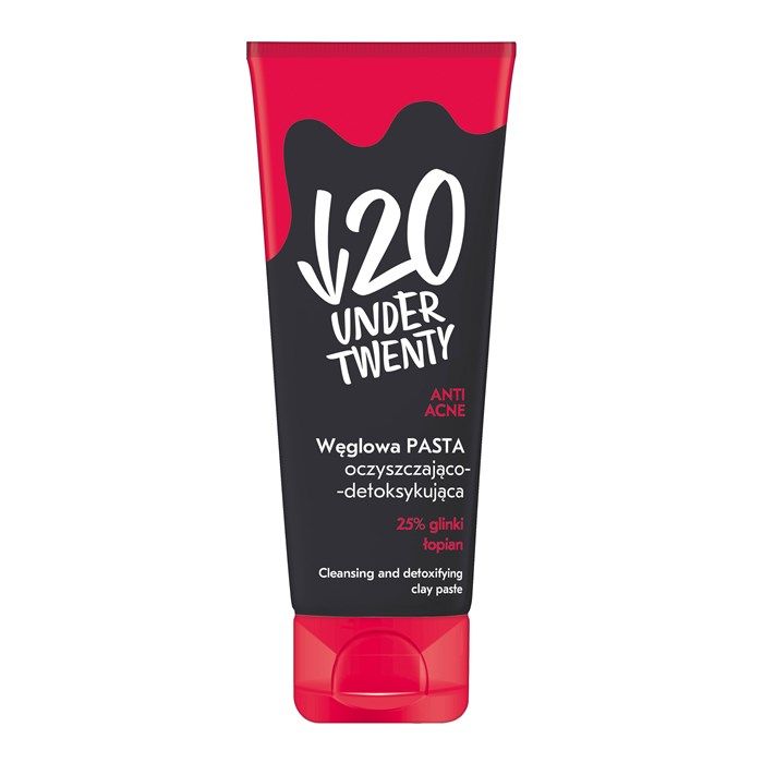 UNDER20 ANTI ACNE veido valomoji pasta 75 ml