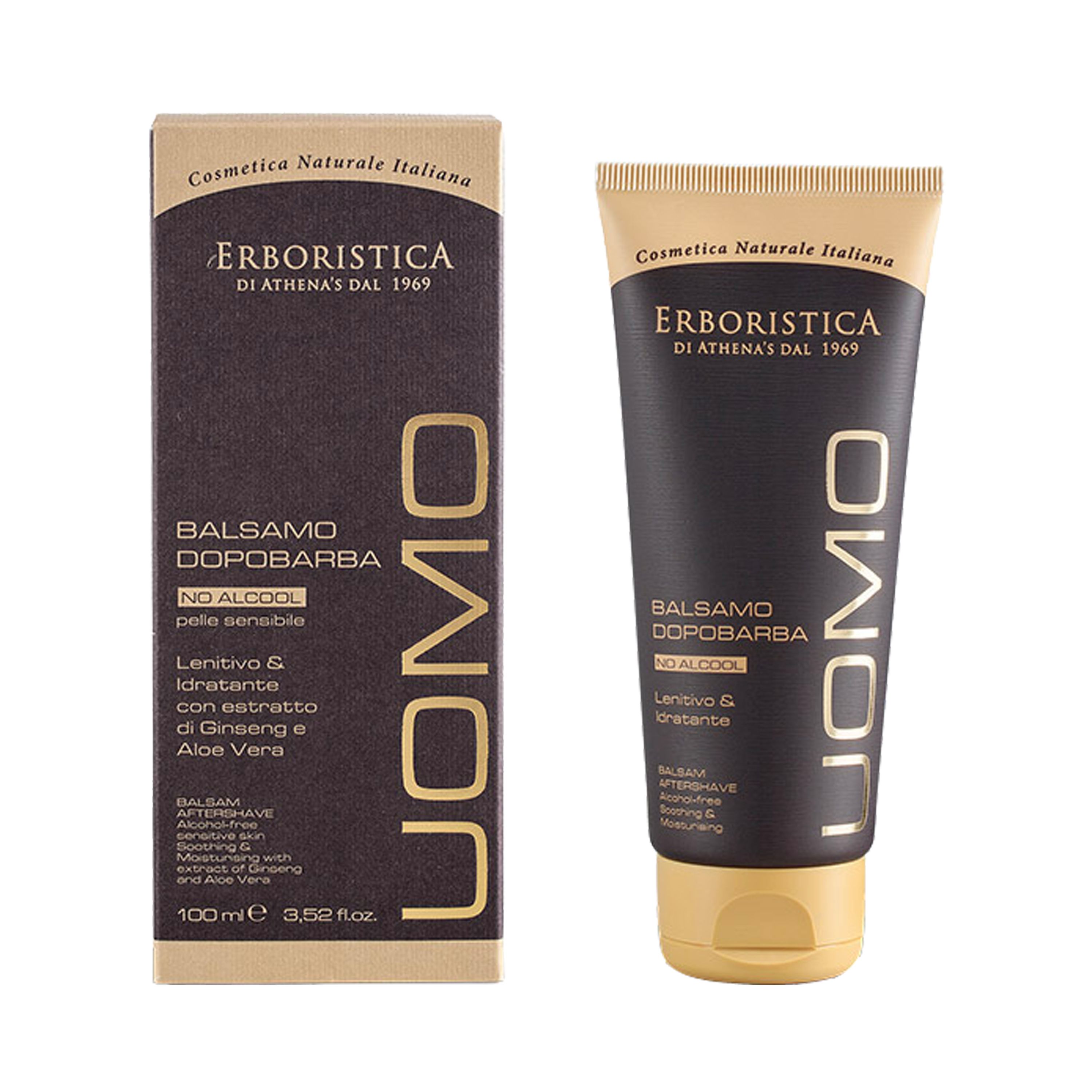 L'ERBORISTICA UOMO balzamas po skutimosi, 100 ml