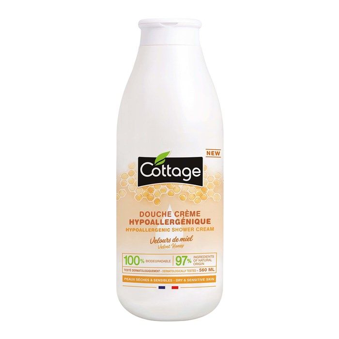 COTTAGE VELVET HONEY dušo kremas 560 ml