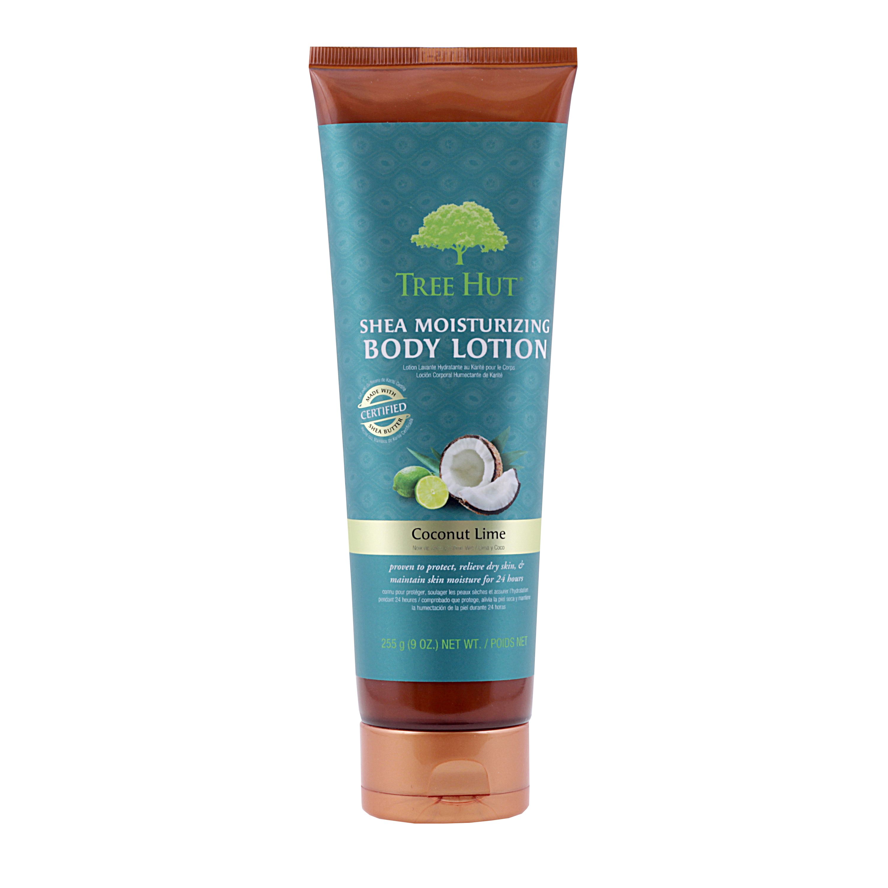 TREE HUT SHEA MOISTURIZING COCONUT LIME kūno losjonas, 255 g
