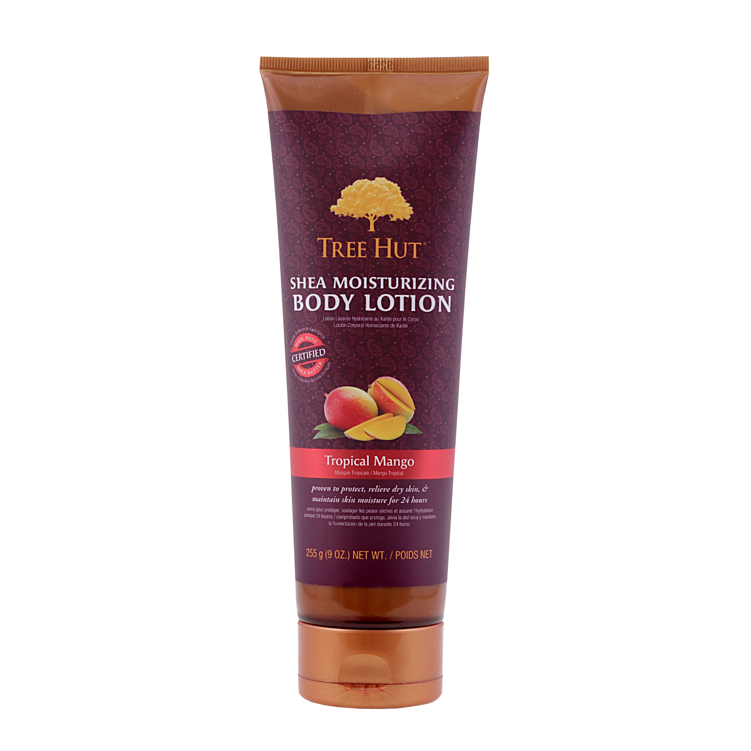 TREE HUT SHEA MOISTURIZING TROPICAL MANGO kūno losjonas, 255 g