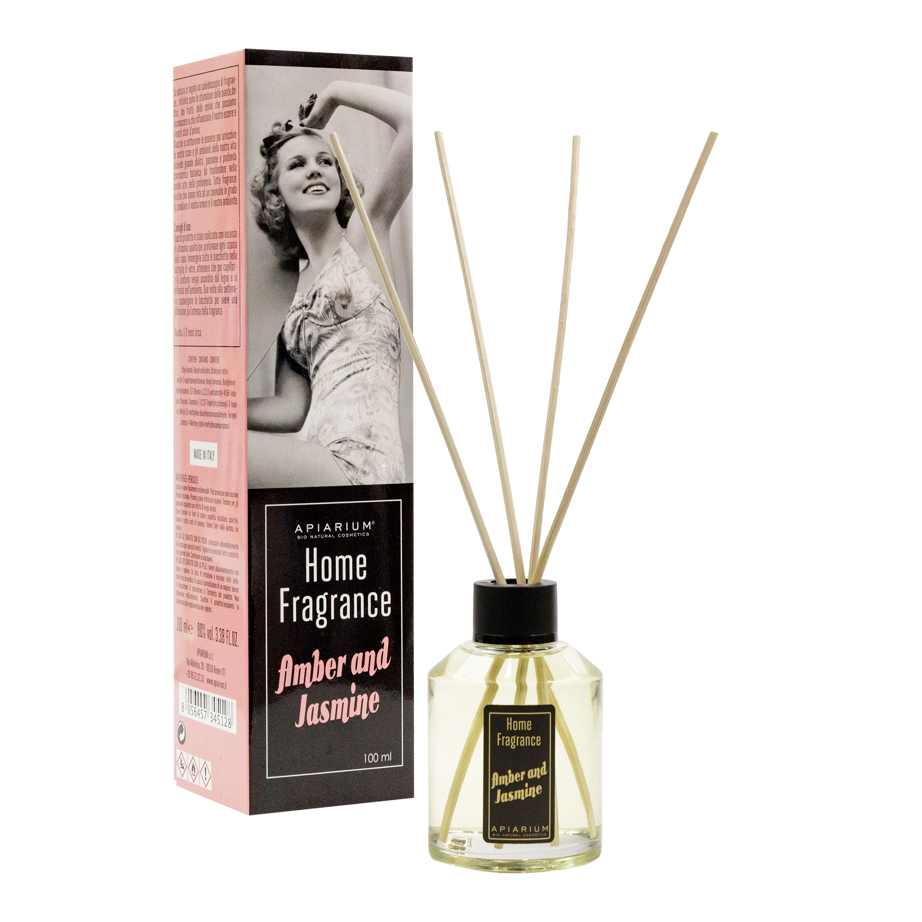 APIARIUM HOME FRAGRANCE AMBER AND JASMINE namų kvapas 100 ml