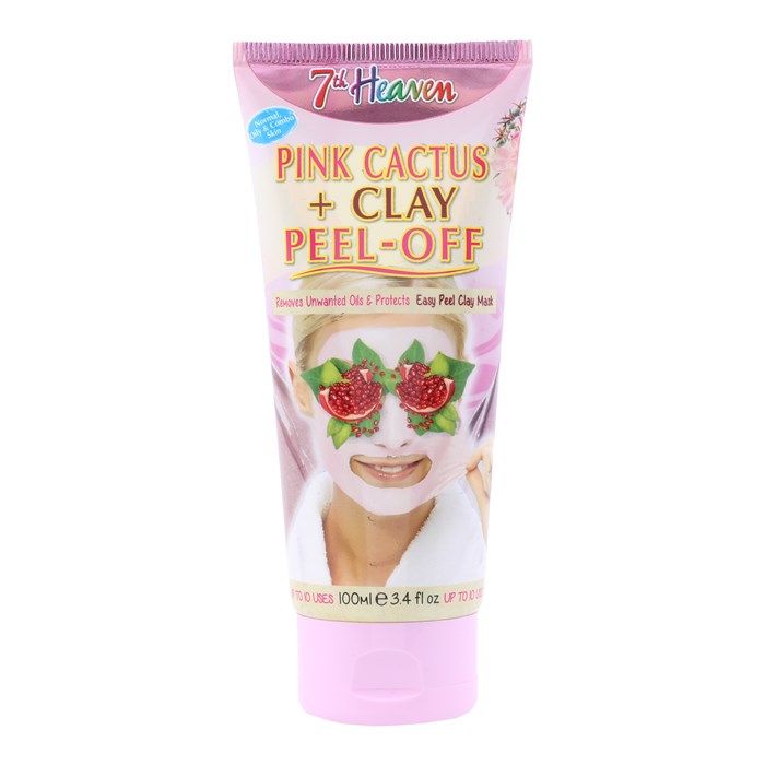 MONTAGNE JEUNESSE 7TH HEAVEN PINK CACTUS + CLAY PEEL - OFF veido kaukė, 100 ml