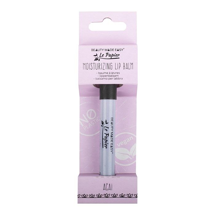 BEAUTY MADE EASY LE PAPIER MOISTURIZING ACAI lūpų balzamas, 6 g