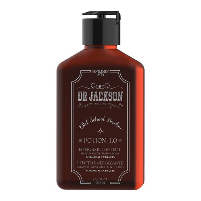 DR JACKSON POTION 1.0 plaukų šampūnas ir kūno prausiklis vyrams, 100 ml