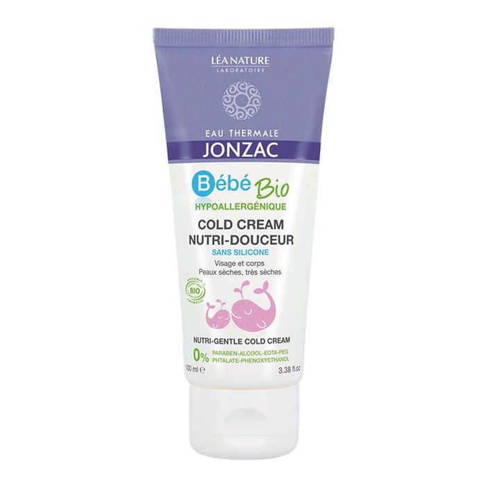 JONZAC BEBE BIO NUTRI - GENTLE COLD vaikų veido, kūno, rankų kremas, 100 ml