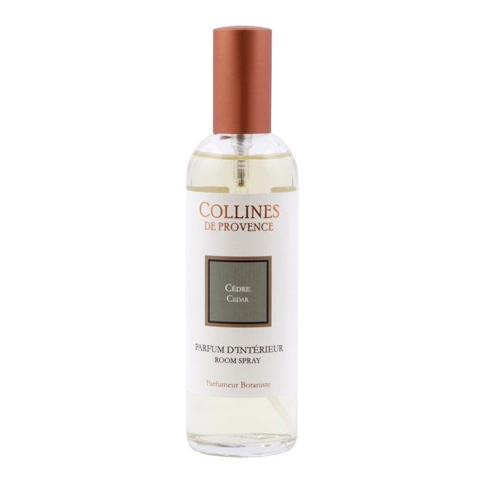 COLLINES DE PROVENCE CEDAR purškiami namų kvepalai 100 mlCOLLINES DE PROVENCE CEDAR purškiami namų kvepalai 100 ml