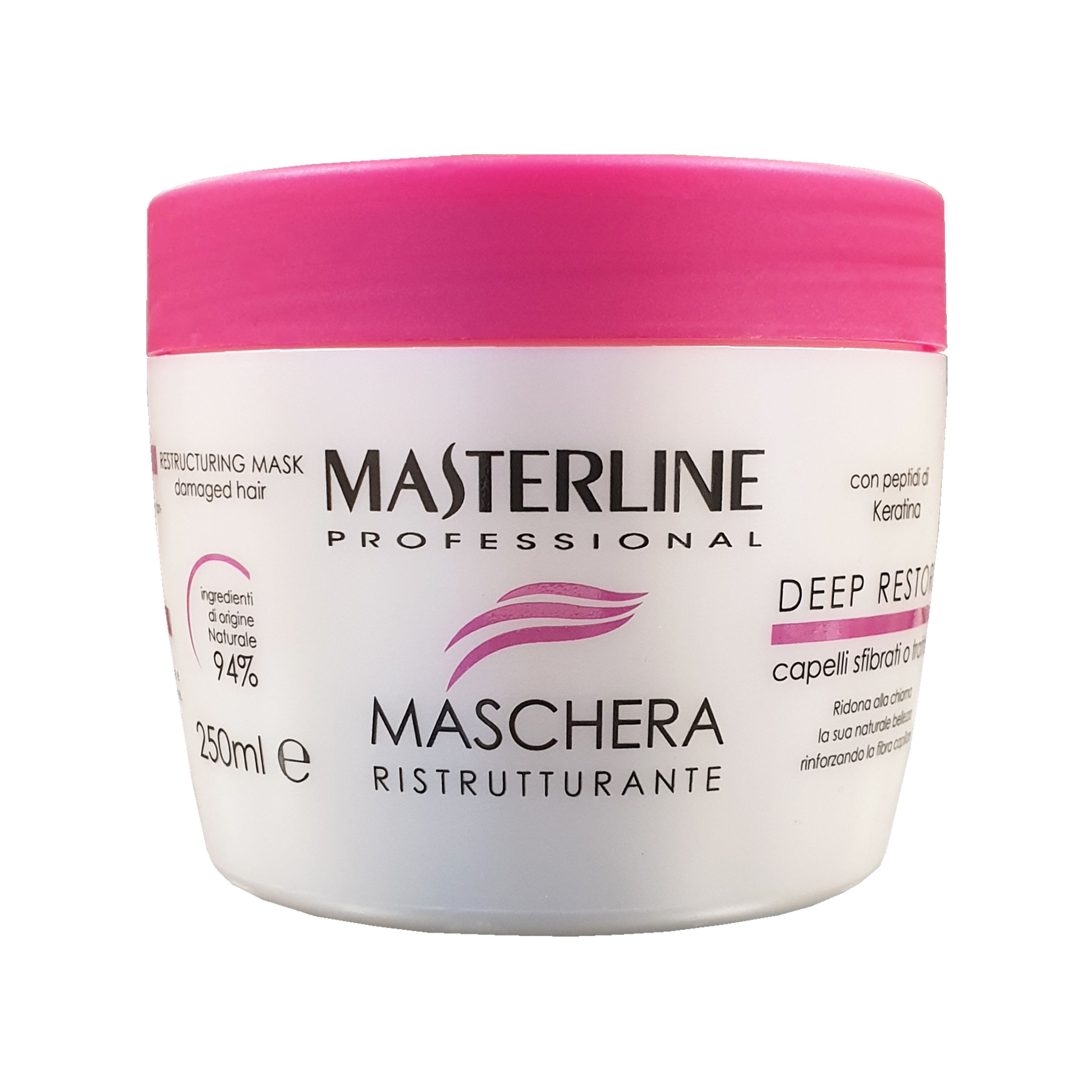 MASTERLINE DEEP RESTORE plaukų kaukė, 250 ml