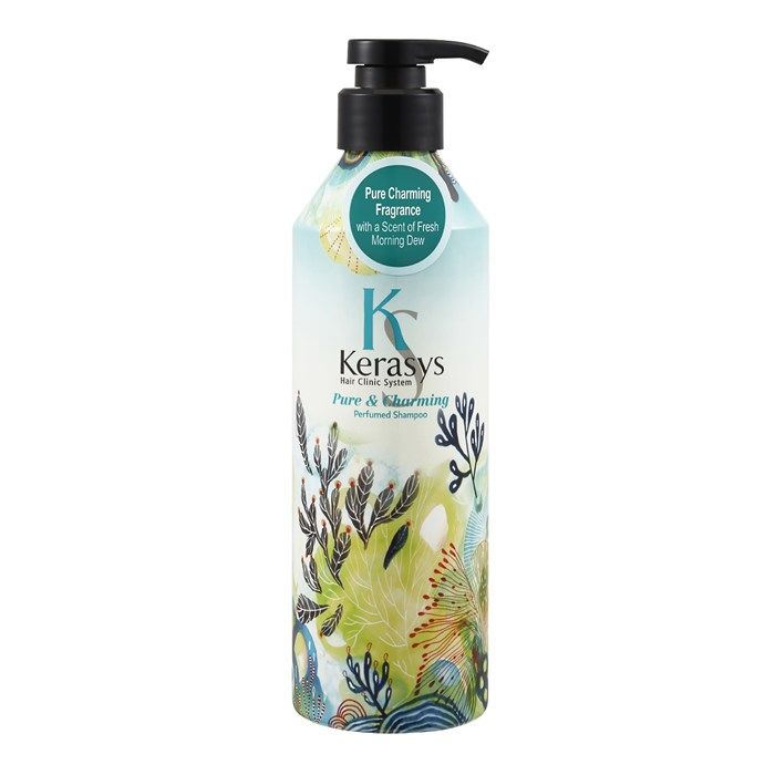 KERASYS PURE & CHARMING plaukų šampūnas, 600 ml