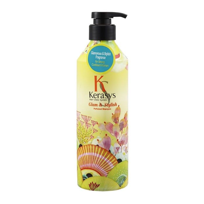 KERASYS GLAM & STYLE plaukų šampūnas, 600 ml