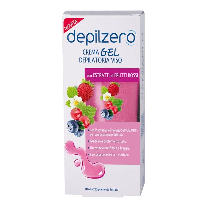 DEPILZERO ESTRATTI DI FRUTTI ROSSI veido depiliacinis gelio kremas, 50 ml