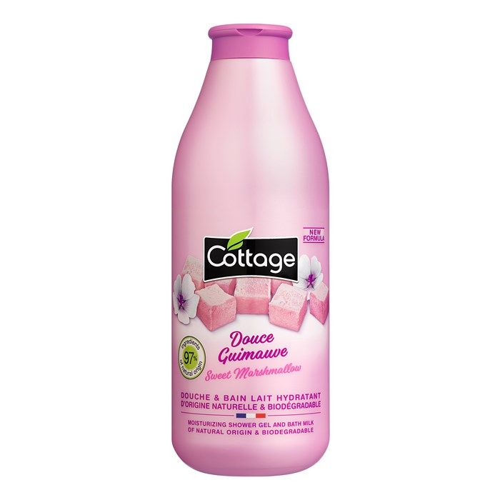 COTTAGE DOUCE GUIMAUVE dušo želė ir vonios pienelis, 750 ml