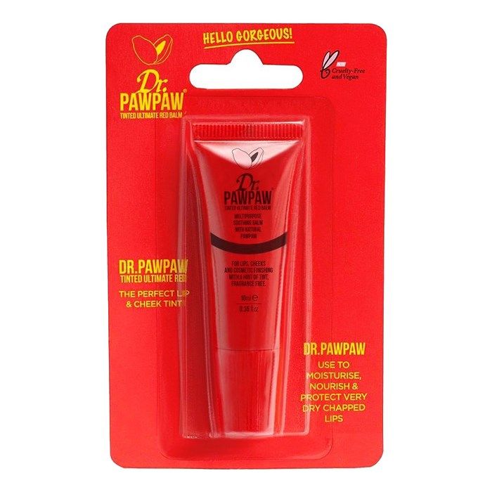 DR.PAWPAW TINTED ULTIMATE RED lūpų ir skruostų balzamas, 10 ml (Ultimate Red)
