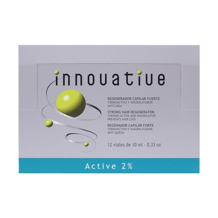 INNOVATIVE ACTIVE 2% plaukų skystis ampulėse (12 vnt.)