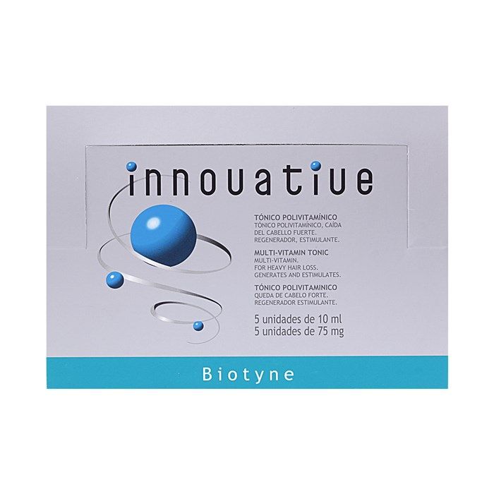 INNOVATIVE BIOTYNE plaukų tonikas (5 x 10 ml + 5 x 75 mg)