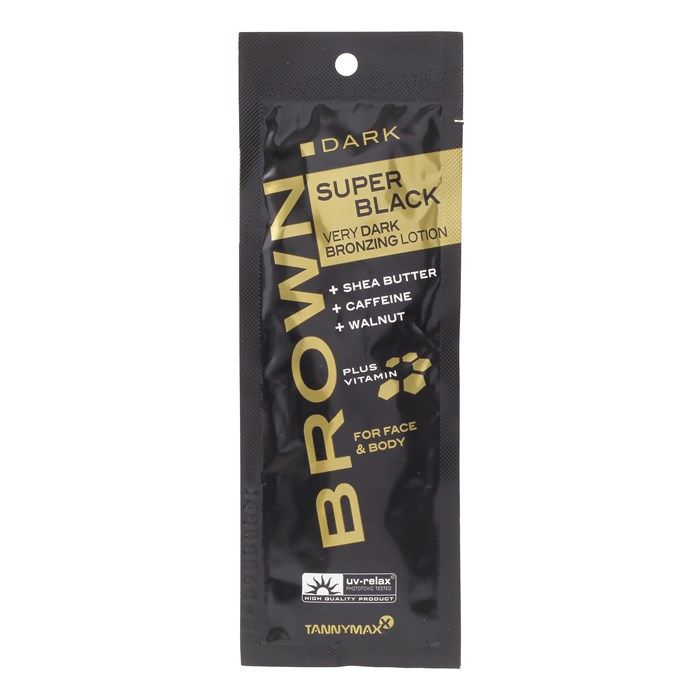 TANNYMAXX SUPER BLACK VERY DARK veido ir kūno losjonas skatinantis įdegį, 15 ml