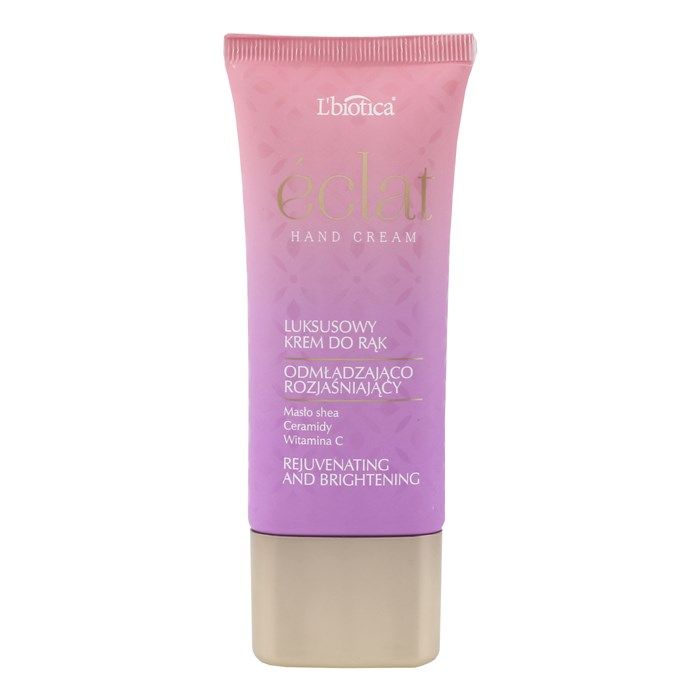 L'BIOTICA ECLAT LUKSUSOWY rankų kremas, 50 ml
