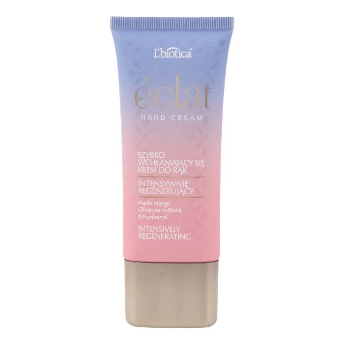 L'BIOTICA ECLAT INTENSYWNIE REGENERUJĄCY rankų kremas, 50 ml