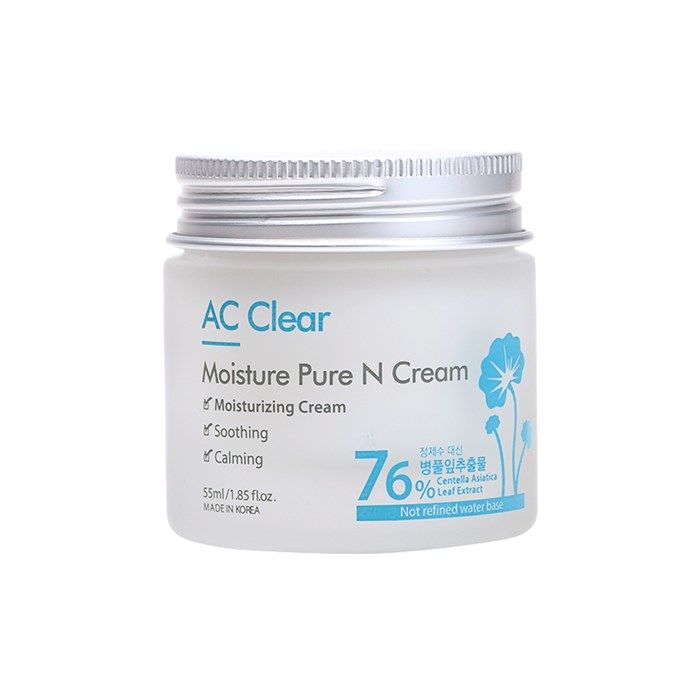 THE PLANT BASE AC CLEAR MOISTURE PURE N veido kremas, 55 ml