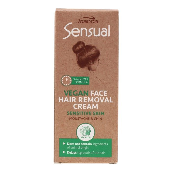 JOANNA SENSUAL VEGAN veido depiliacinis kremas, 20 g