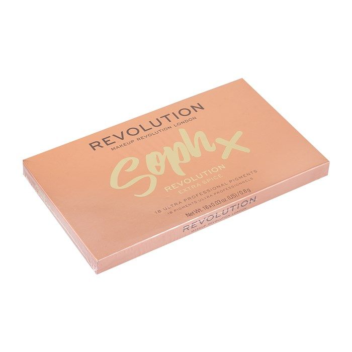 MAKEUP REVOLUTION SOPH X EXTRA SPICE akių vokų šešėlių paletė, 14,4 g