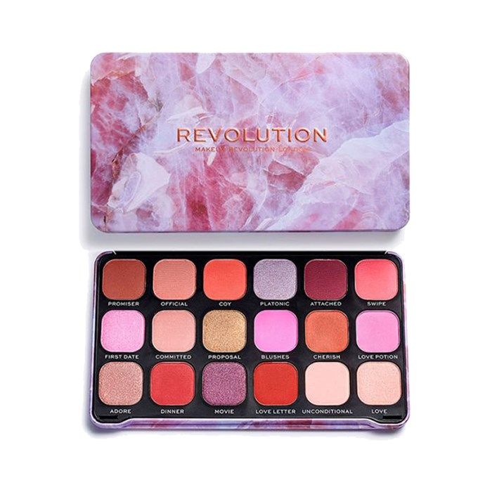 MAKEUP REVOLUTION FOREVER FLAWLESS akių vokų šešėlių paletė, 19,8 g