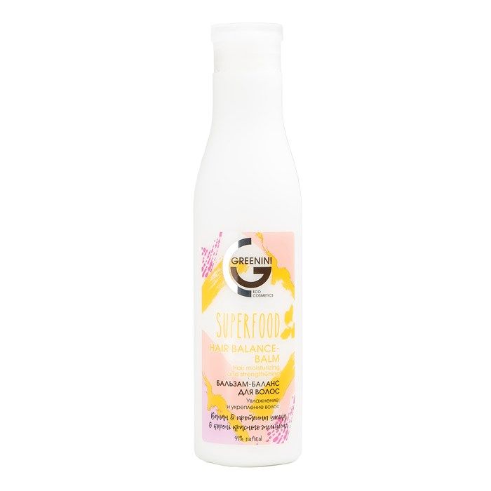 GREENINI SUPERFOOD BALANCE plaukų balzamas, 250 ml