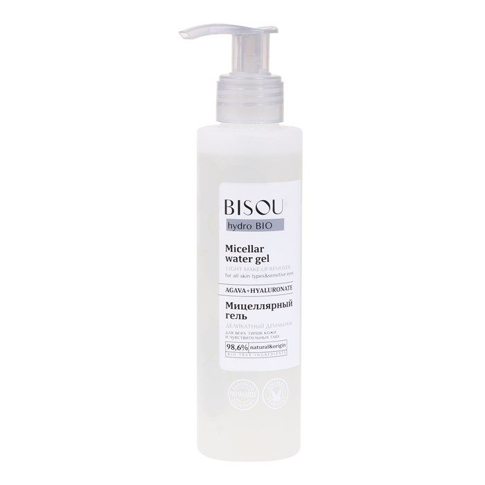 BISOU HYDRO BIO AGAVA+HYALURONATE micelinis gelis, 150 ml
