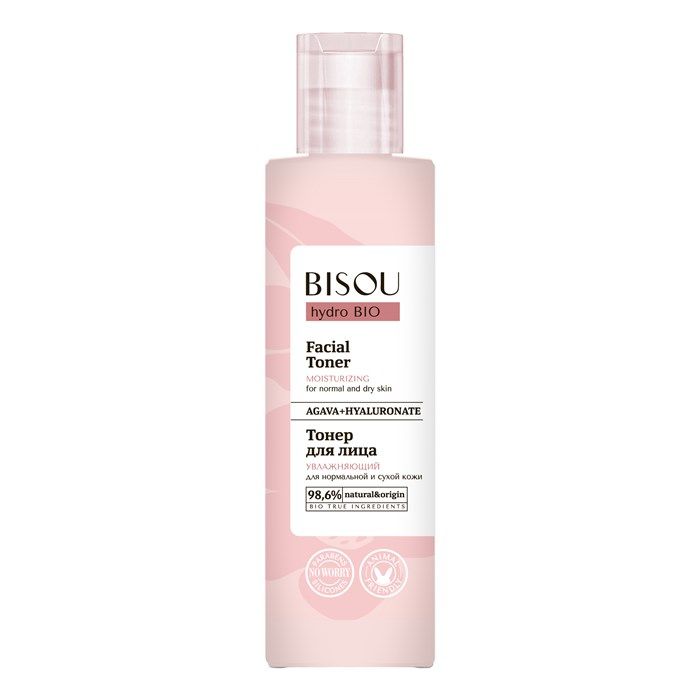 BISOU HYRO BIO MOISTURIZING veido tonikas, 150 ml