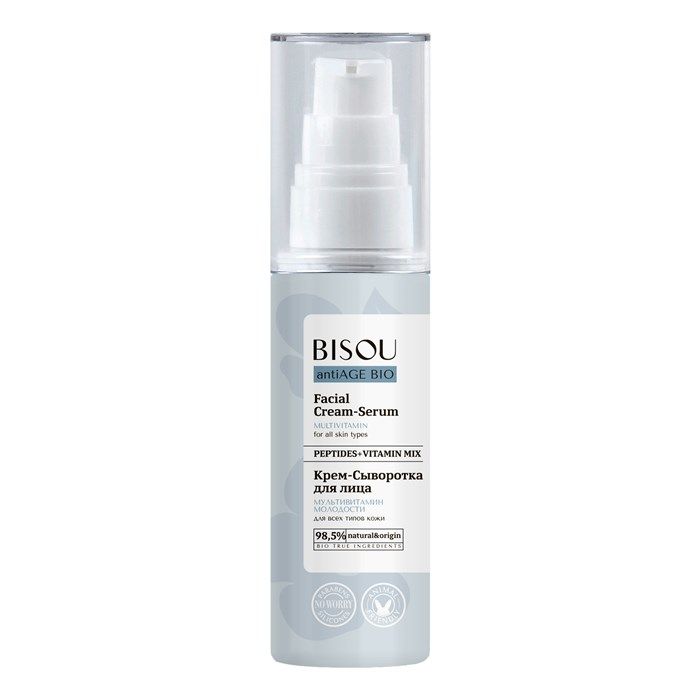 BISOU ANTIAGE BIO MULTIVITAMIN veido kremas arba serumas, 50 ml