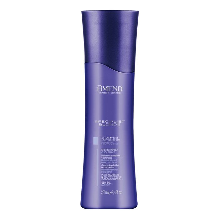AMEND EXPERTISE SPECIALIST BLONDE NEUTRALIZING plaukų šampūnas, 250 ml