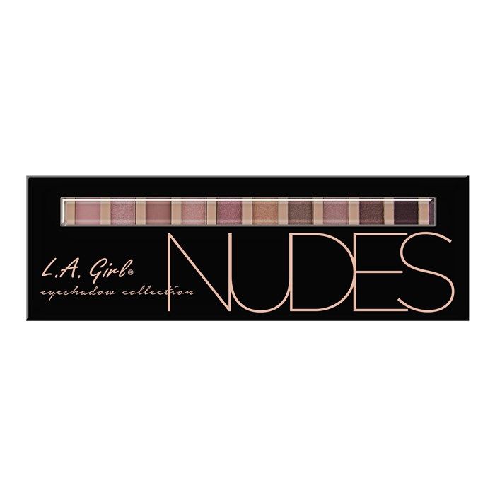 L.A. GIRL NUDES akių vokų šešėlių paletė, 12 g