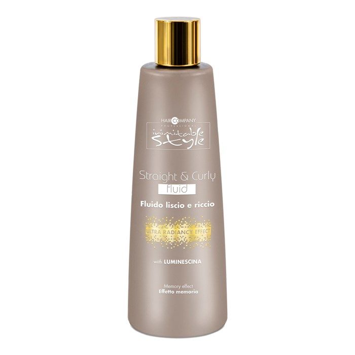 HAIR COMPANY INIMITABLE STYLE STRAIGHT & CURLY plaukų formavimo skystis, 200 ml
