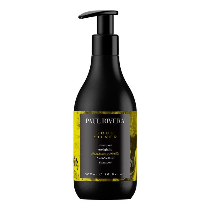 PAUL RIVERA TRUE SILVER ANTI-YELLOW plaukų šampūnas, 500 ml