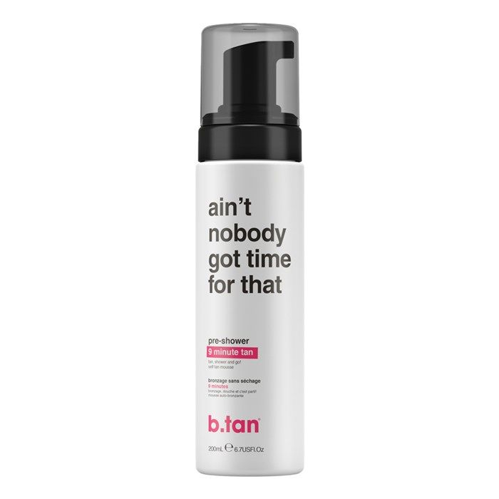 B.TAN PRE-SHOWER 9 MINUTE savaiminio įdegio putos prieš prausiantis duše, 200 ml