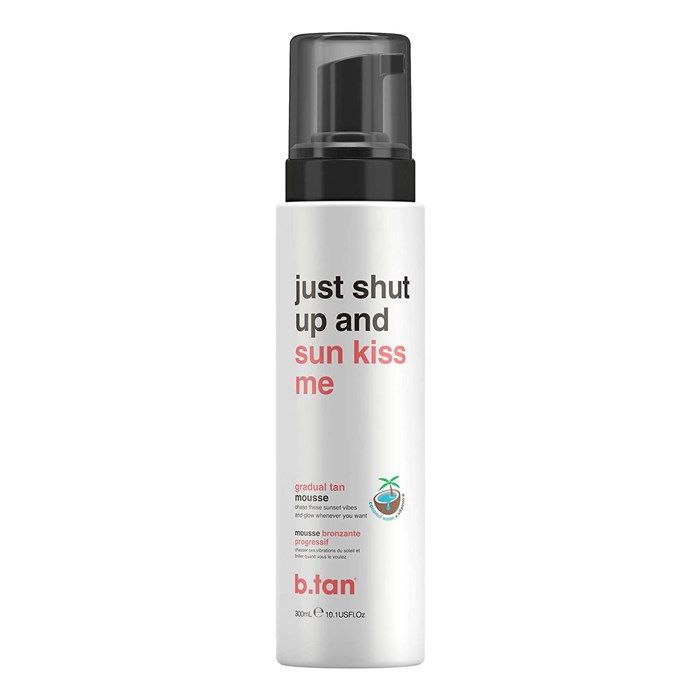 B.TAN JUST SHUT UP AND SUN KISS ME GRADUAL savaiminio įdegio putos, 300 ml
