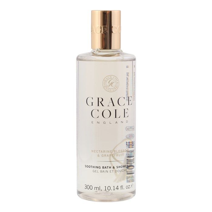 GRACE COLE NECTARINE BLOSSOM & GRAPEFRUIT vonios ir dušo želė, 300 ml