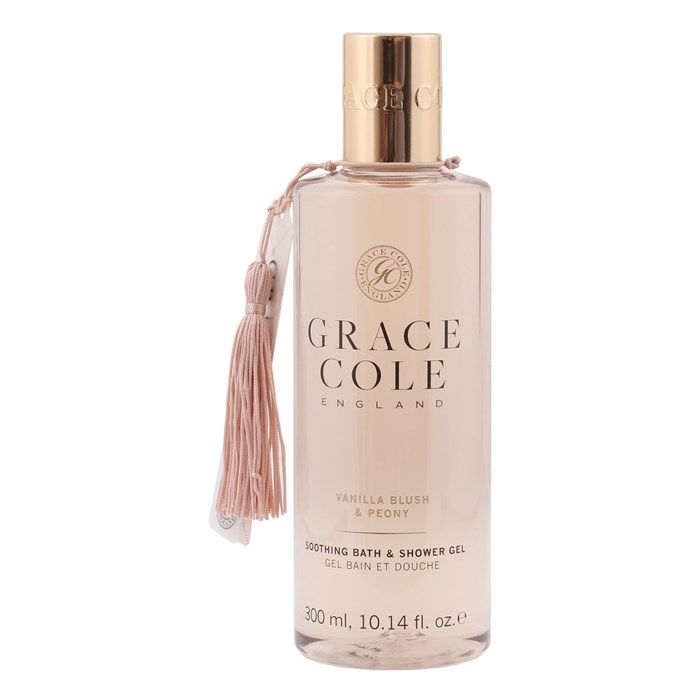GRACE COLE VANILLA BLUSH & PEONY vonios ir dušo želė, 300 ml