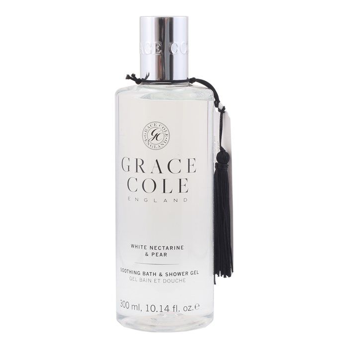 GRACE COLE WHITE NECTARINE & PEAR vonios ir dušo želė, 300 ml